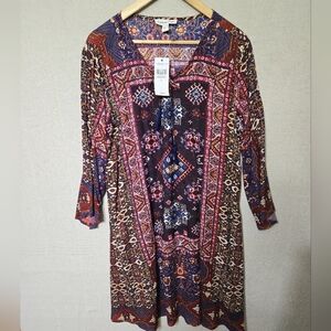 Coldwater Creek Multicolor Floral Dress